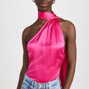 Ser.o.ya pink silk top brand new with tags!!
